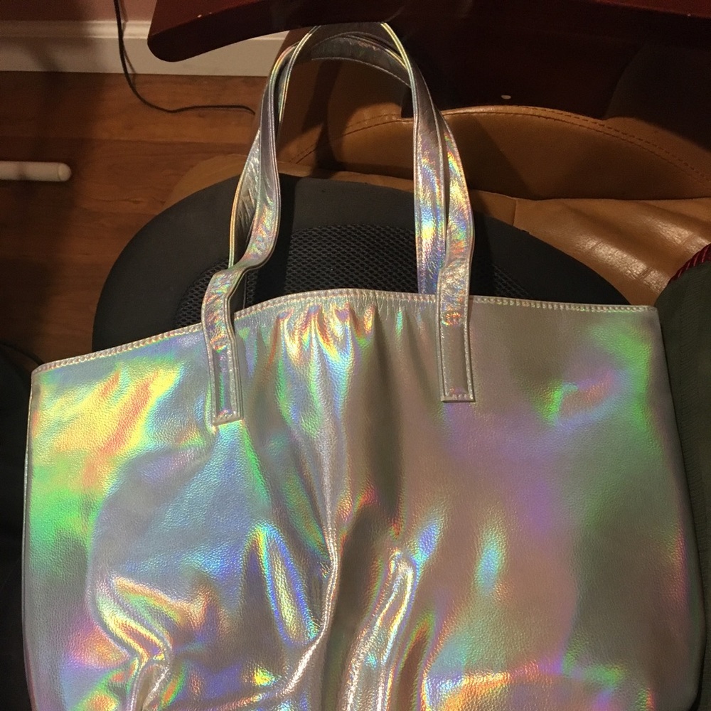 Chi ultra beauty metallic tote bag